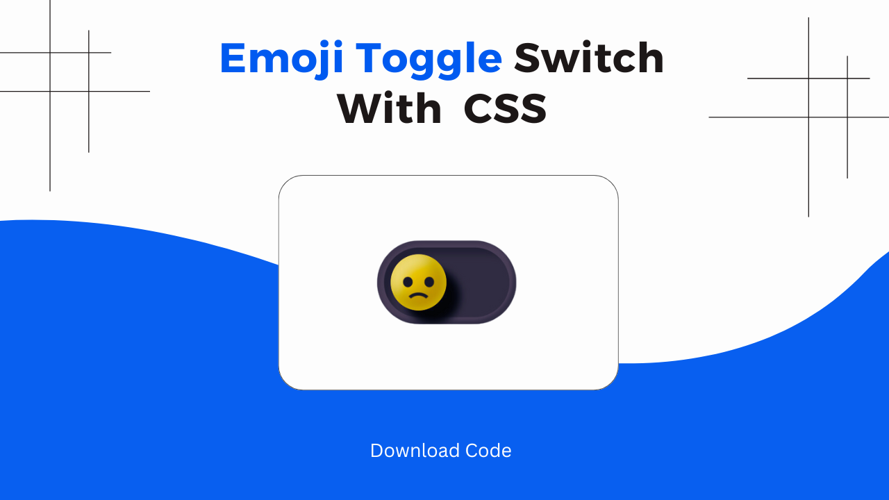 Emoji Toggle Switch With HTML & CSS ( Download Code ) - Featured Image