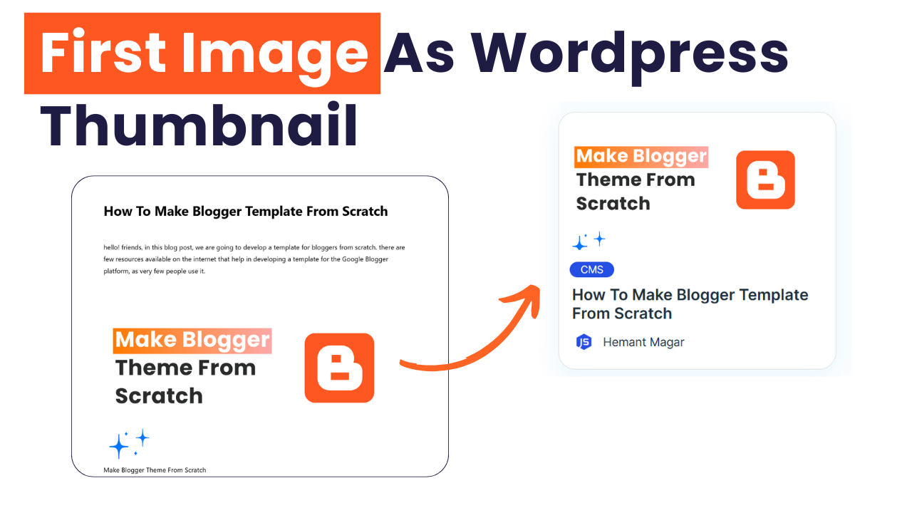 First Image As Wordpress Thumbnail