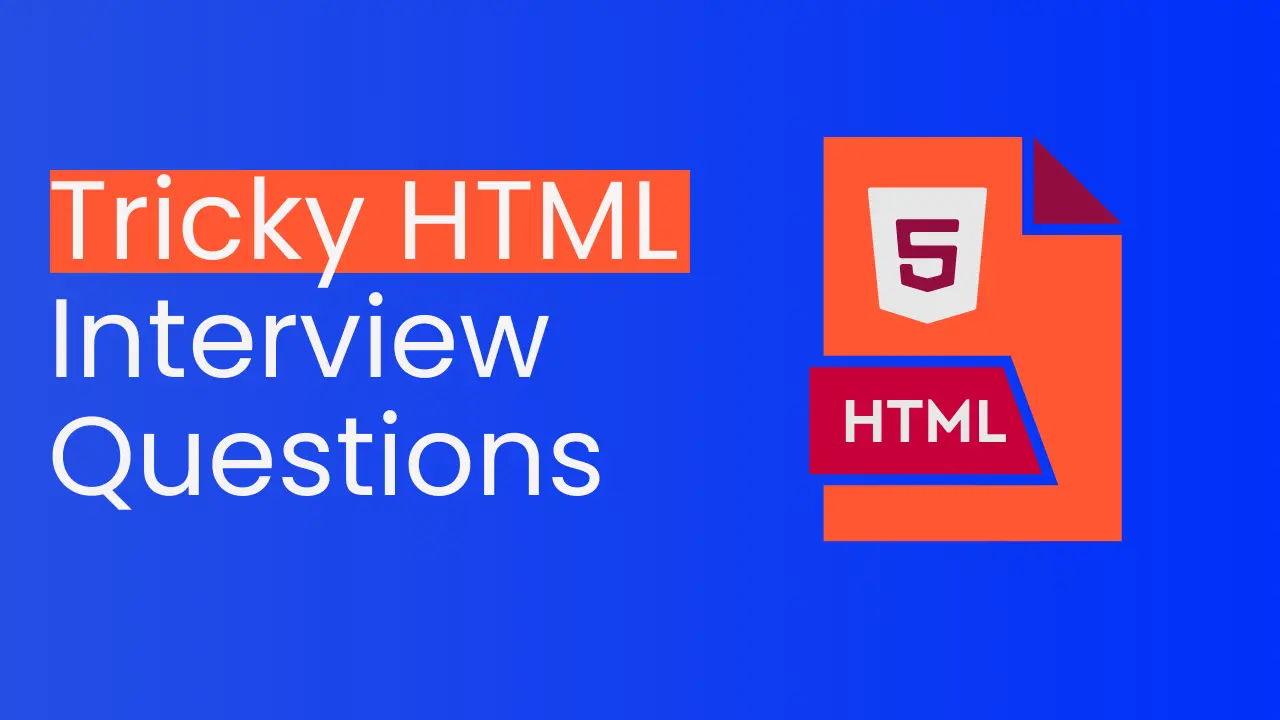 30 HTML Interview Questions - Featured Image