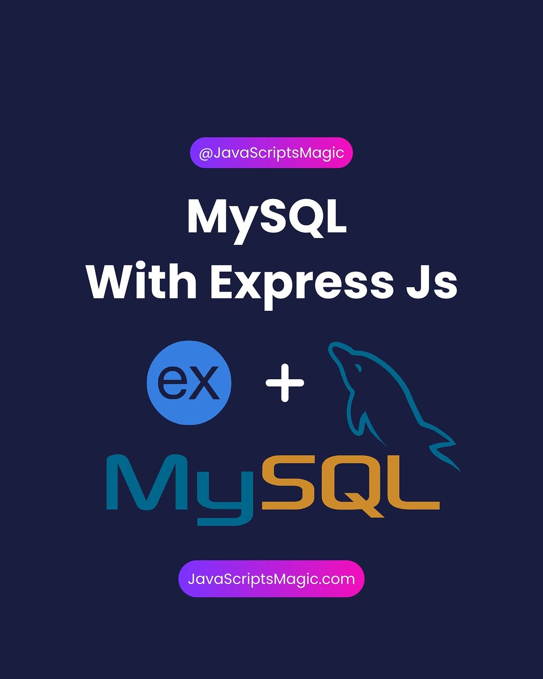 express js with mysql - javascripts magic